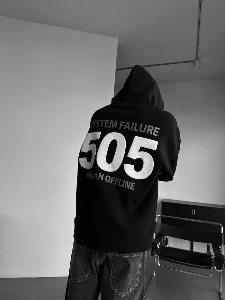 Oversize 505 Hoodie - Czarny