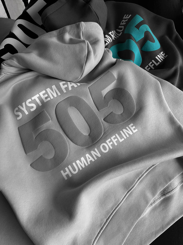 Hoodie Oversize 505 - Szary