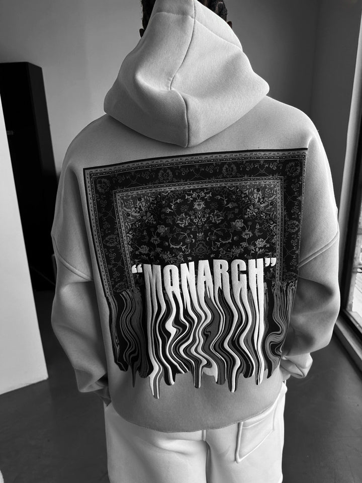 Oversize Monarch Hoodie - Szary