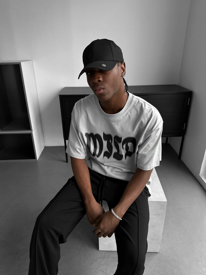 T-shirt Oversize Wild - Szary