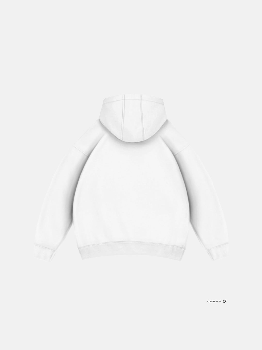 Oversize Basic Hoodie - Biały