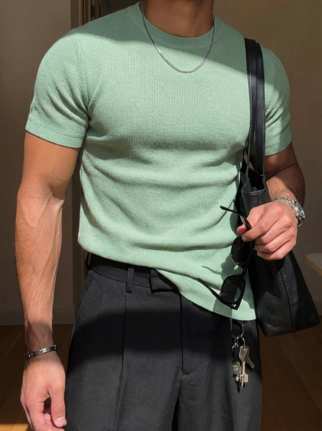 Oversize T-shirt - Zielony