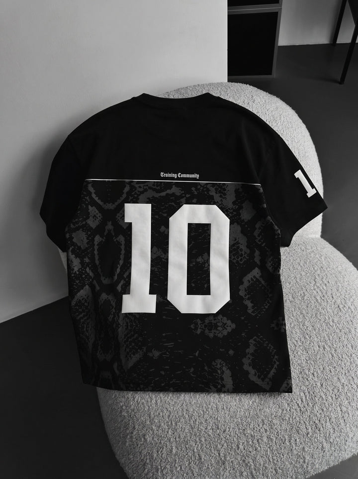 Oversize T-shirt Brooklyn - Czarny i Antracytowy
