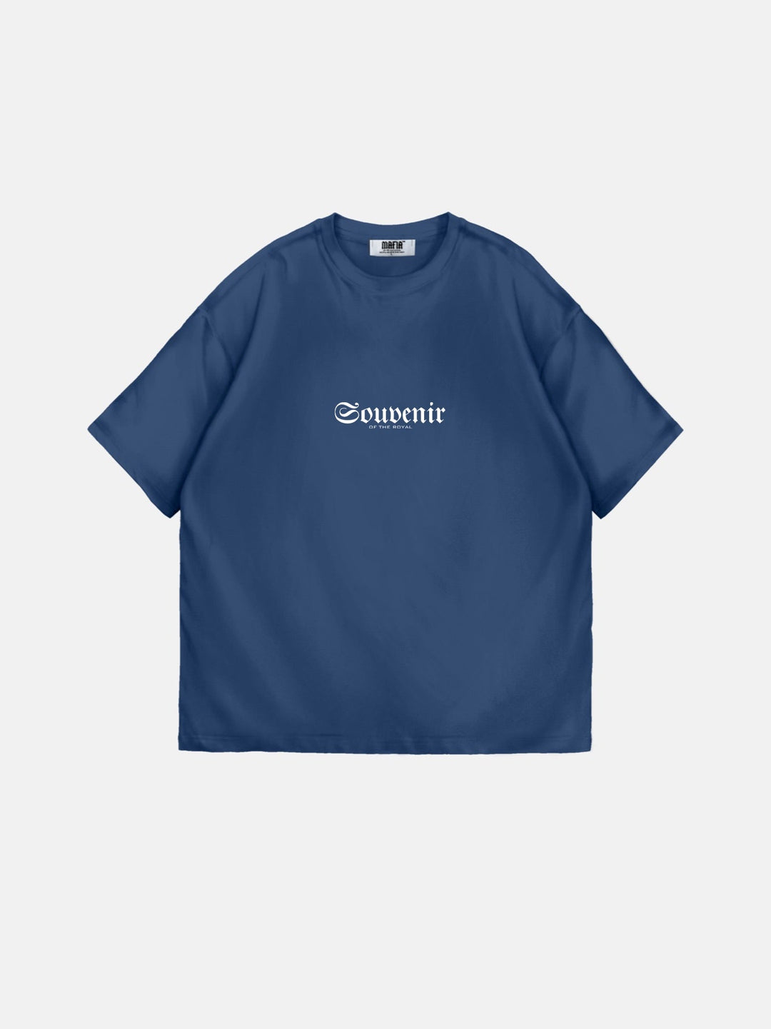 Koszulka pamiątkowa w oversize - Navy Peony