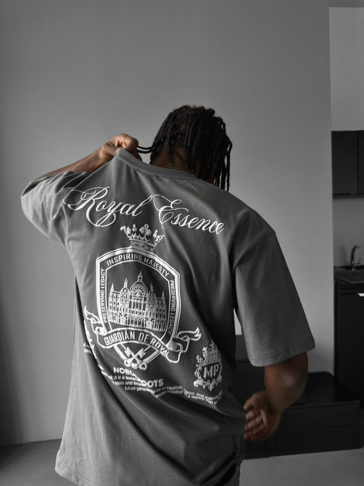 T-shirt Oversize Royale Essence - Antracyt