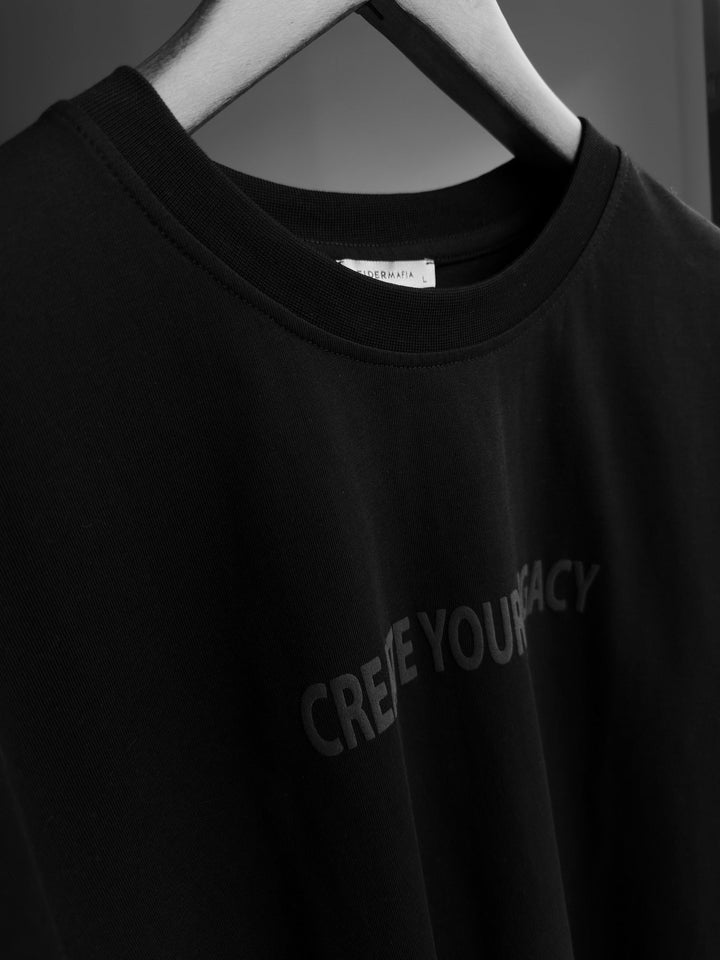 Oversize Legacy T-shirt - Czarny