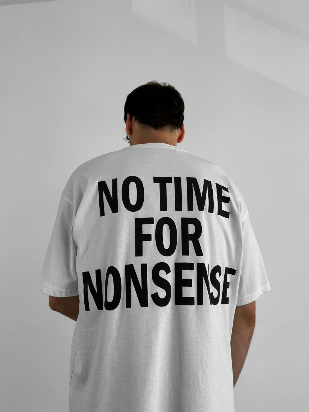 Koszulka Oversize Nonsense - Ecru