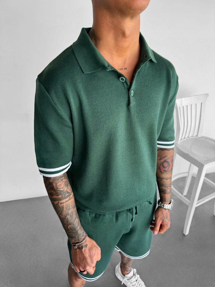 T-shirt Regular Fit - Ciemny Las