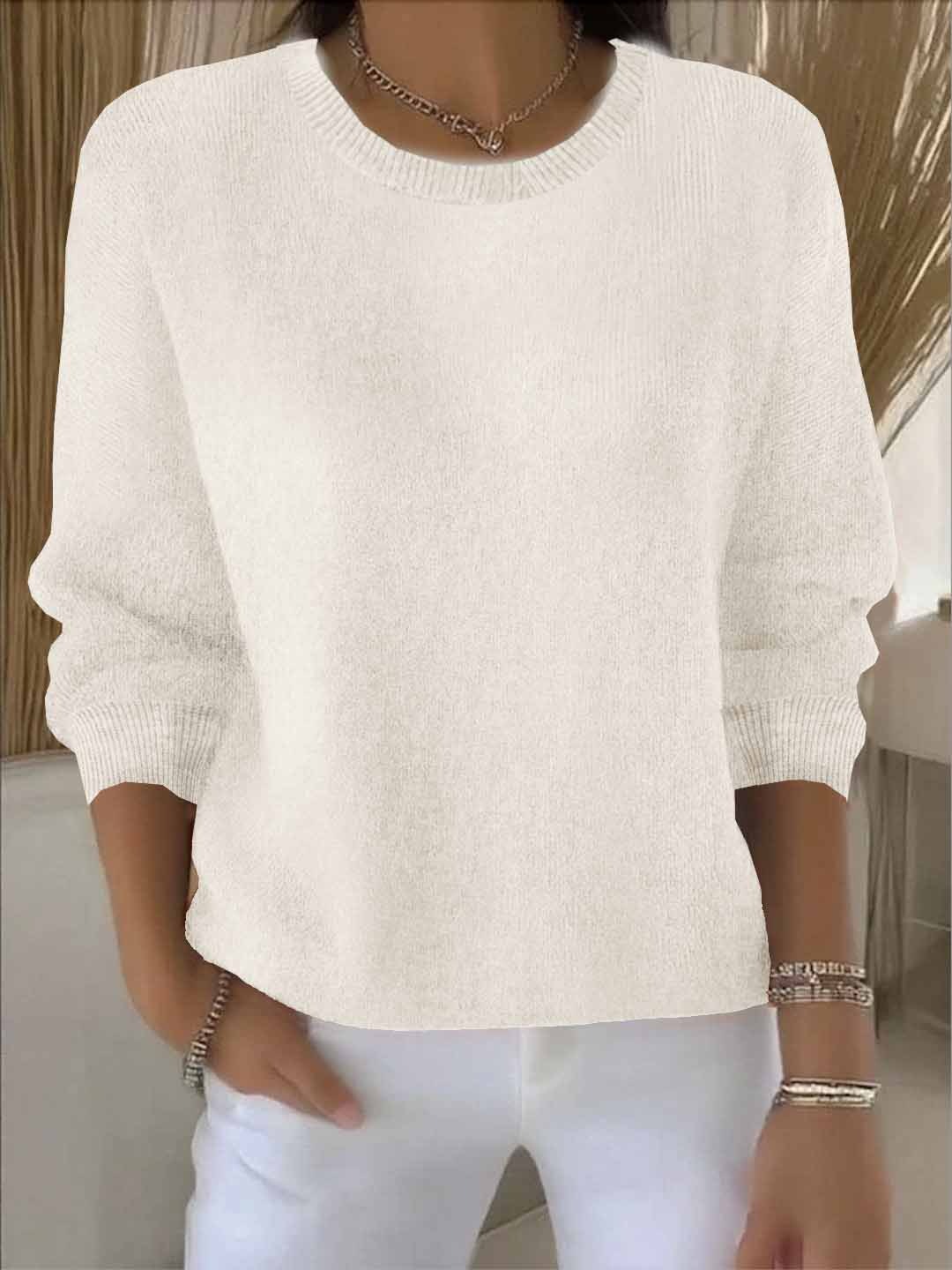 Swobodny codzienny sweter