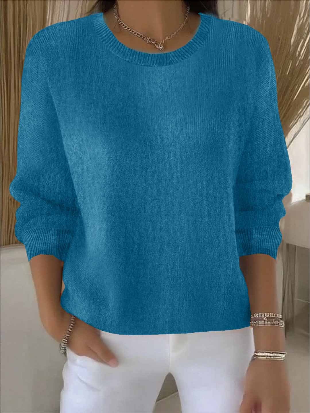 Swobodny codzienny sweter