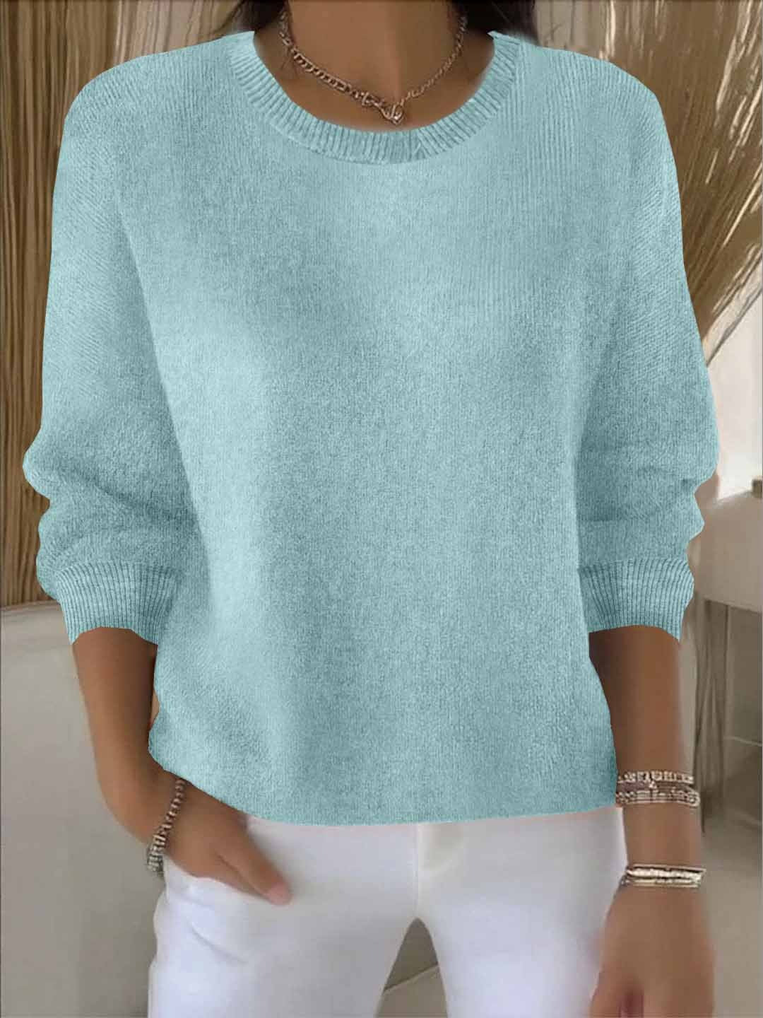Swobodny codzienny sweter