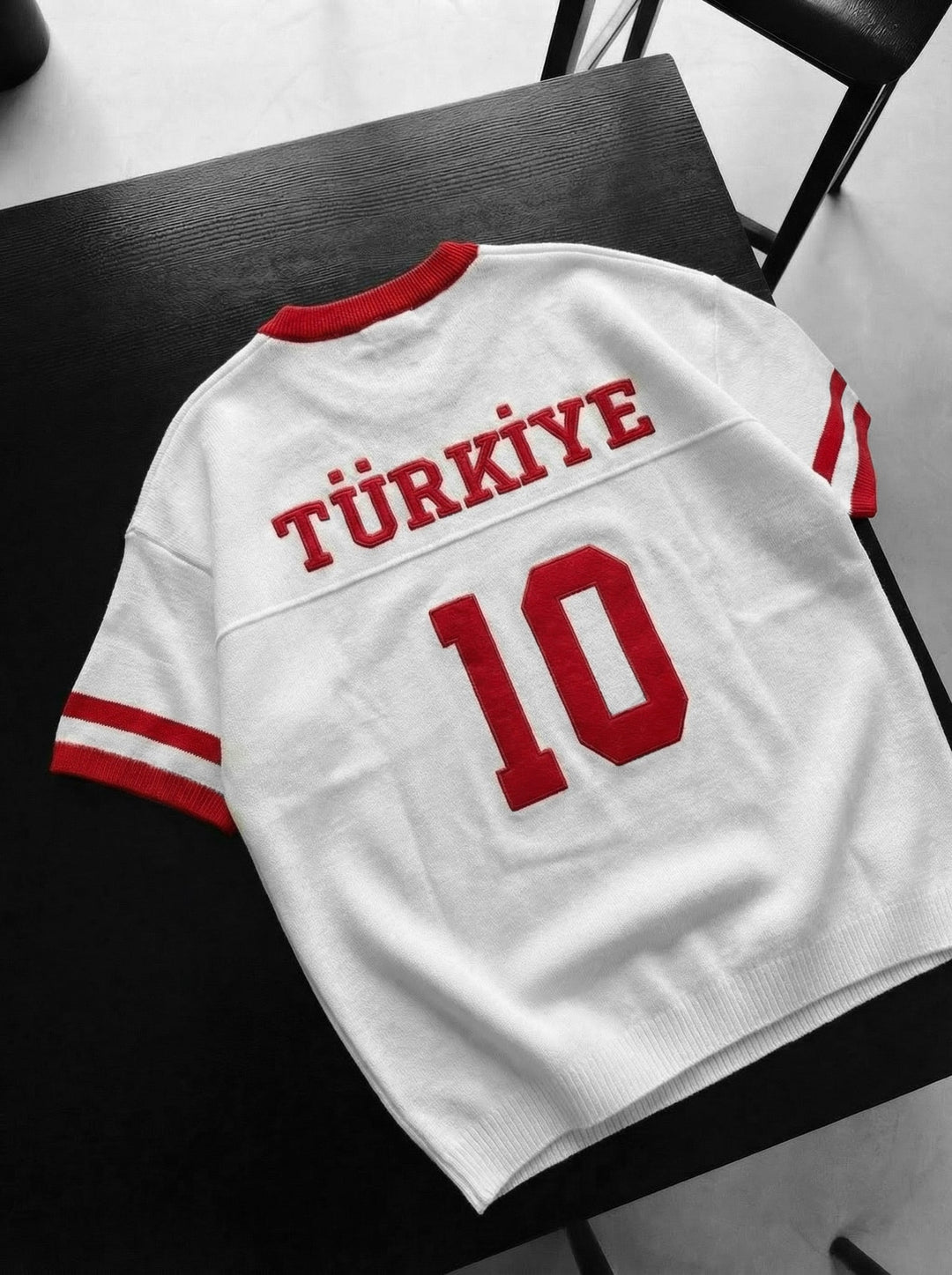 Oversize Türkiye T-shirt - Biały