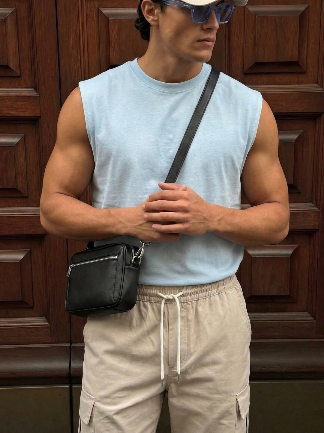 Oversize Basic Tanktop - Babyblue