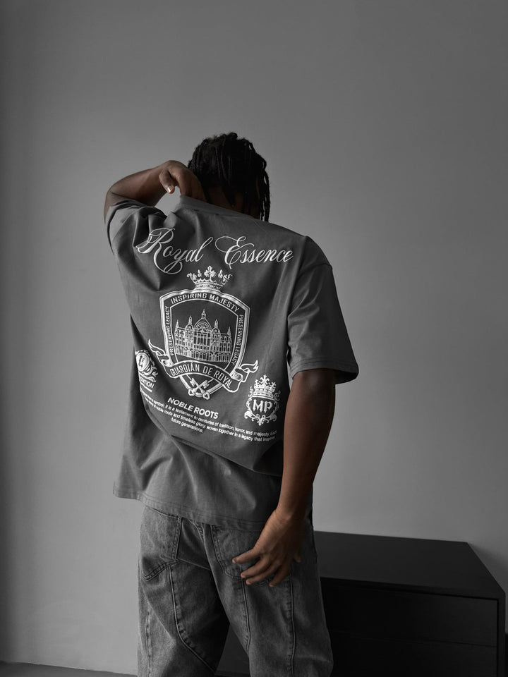 T-shirt Oversize Royale Essence - Antracyt