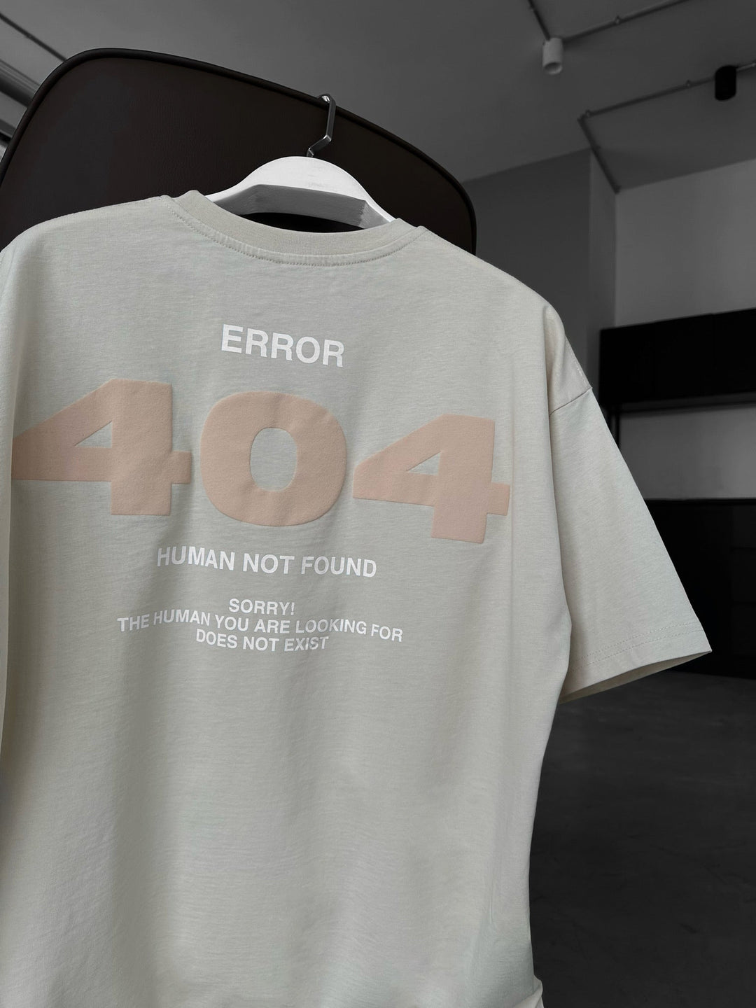 T-shirt Oversize 404 - Beżowy