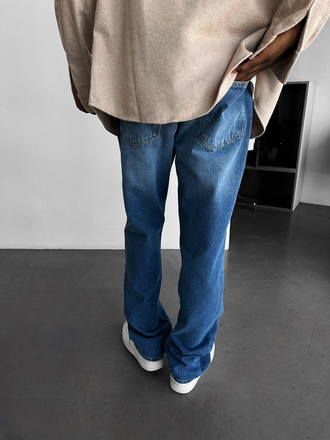 Jeansy Baggy Fit - Niebieskie