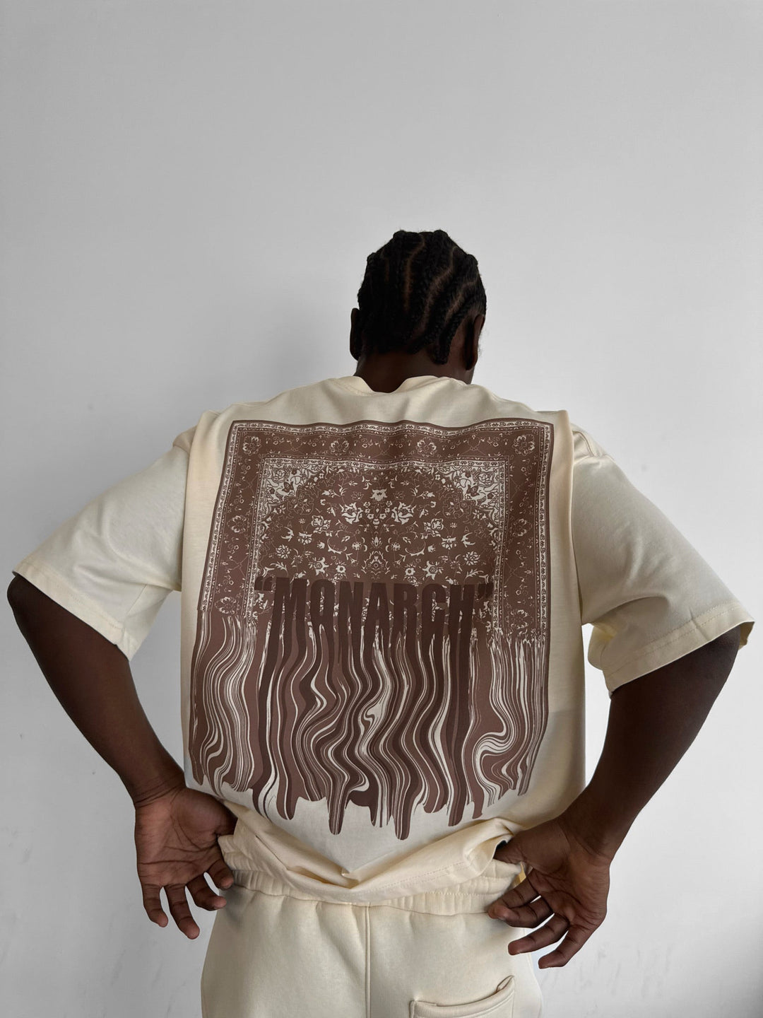 T-Shirt Oversize Monarch - Antique White