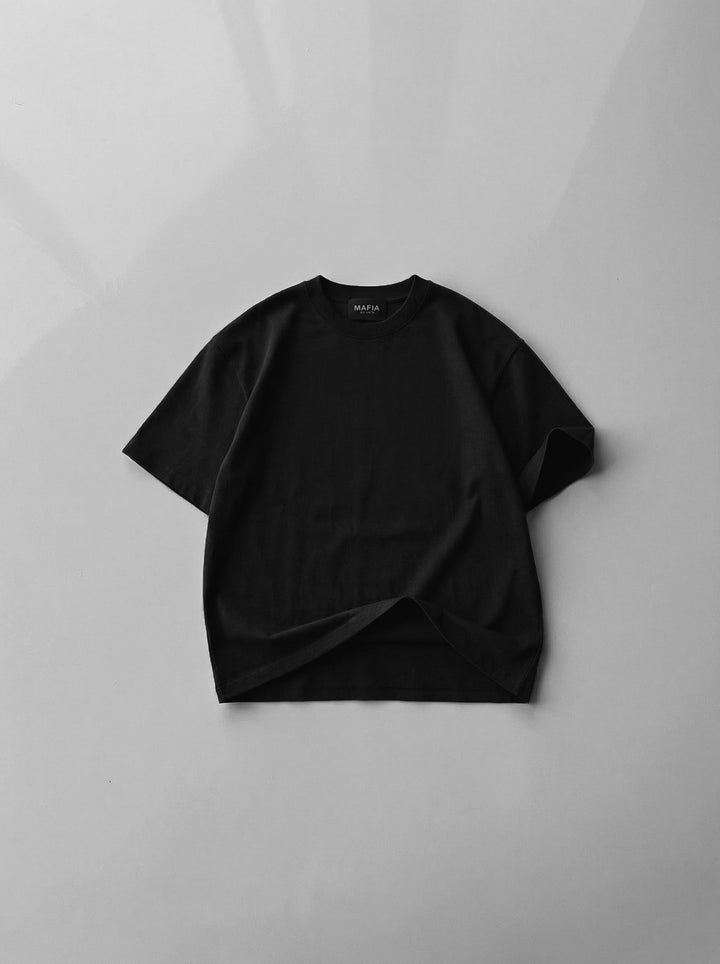 Oversize Basic T-Shirt - Czarny