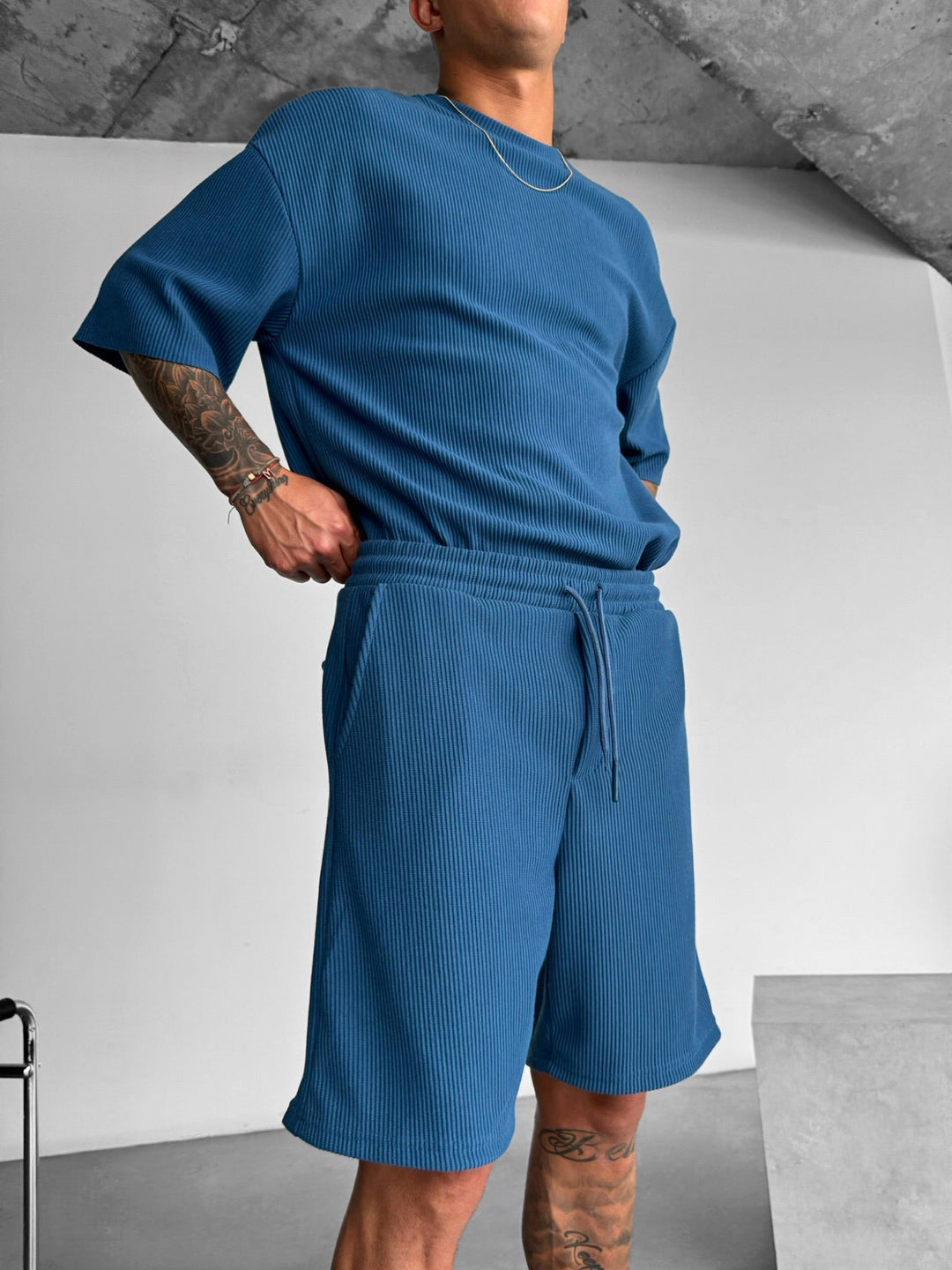 Oversize Cord Tee - Indygo