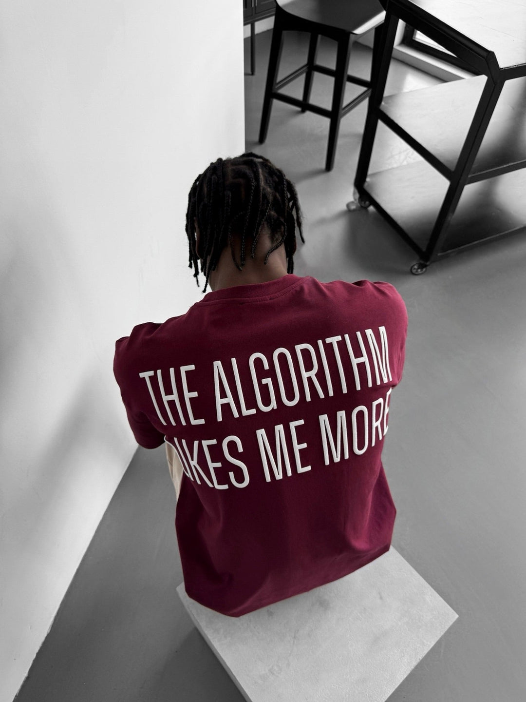 Oversize "Algorytm" T-shirt - Port Royale