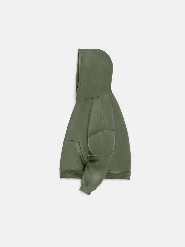 Oversize Basic Hoodie - Czterolistna Koniczyna