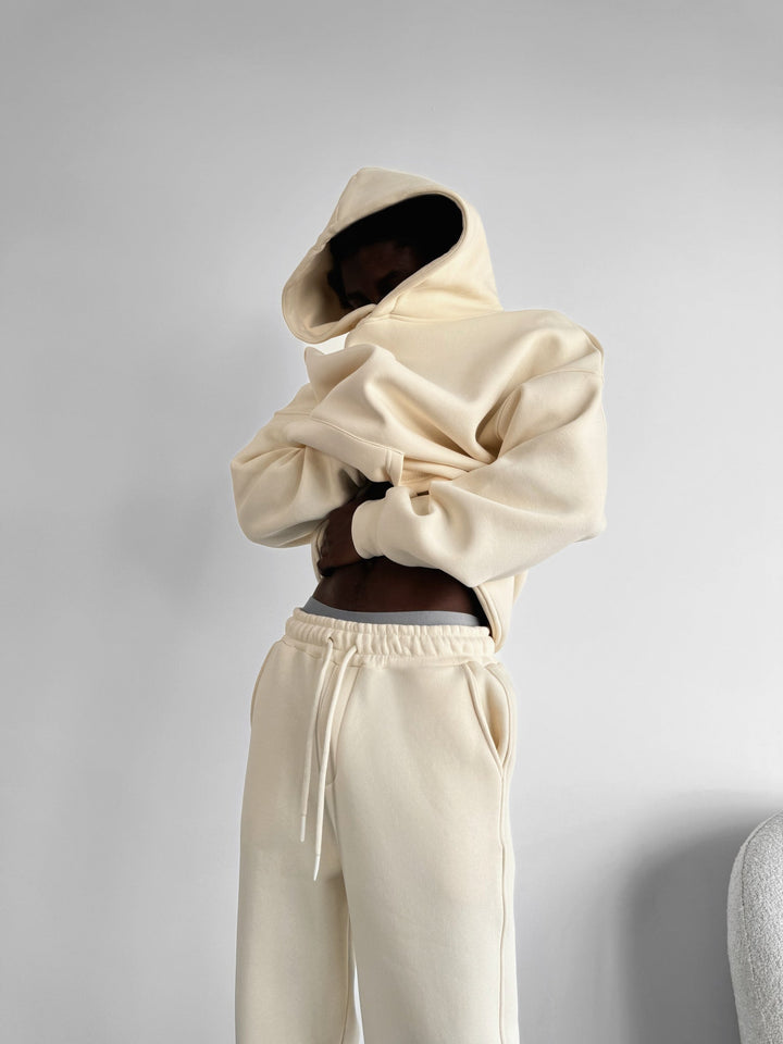 Oversize Basic Hoodie - Antyczna Biała
