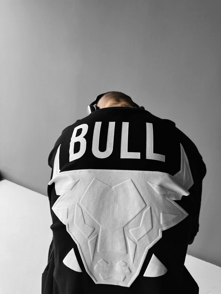 T-shirt Oversize Bull - Czarny i Biały