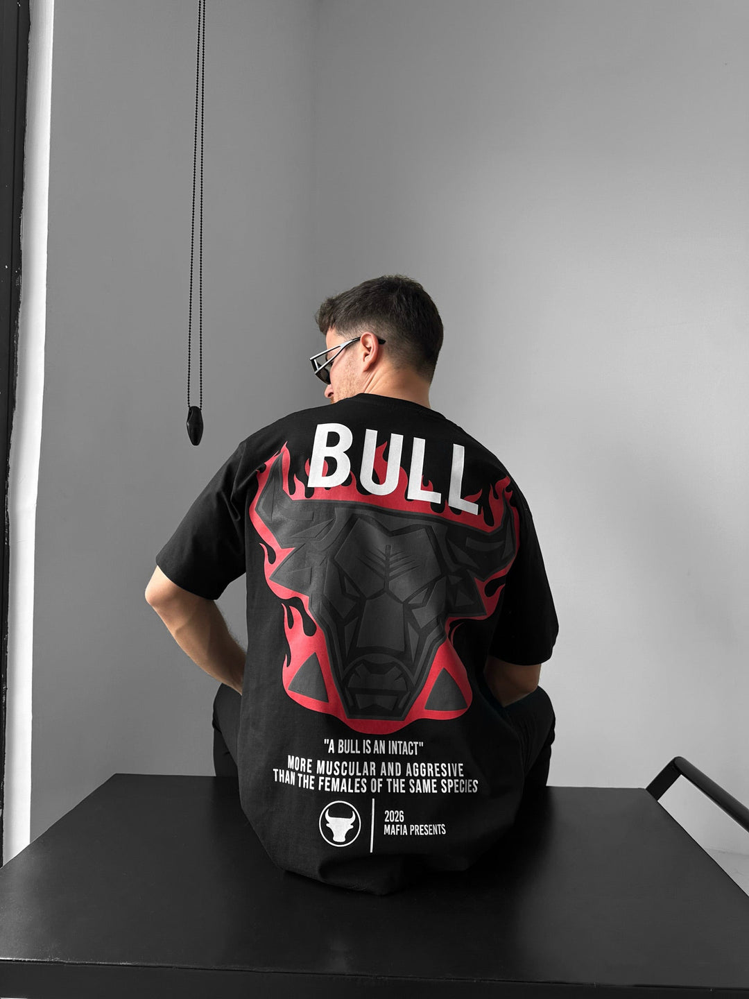 Koszulka Oversize Fired Bull - Czarna