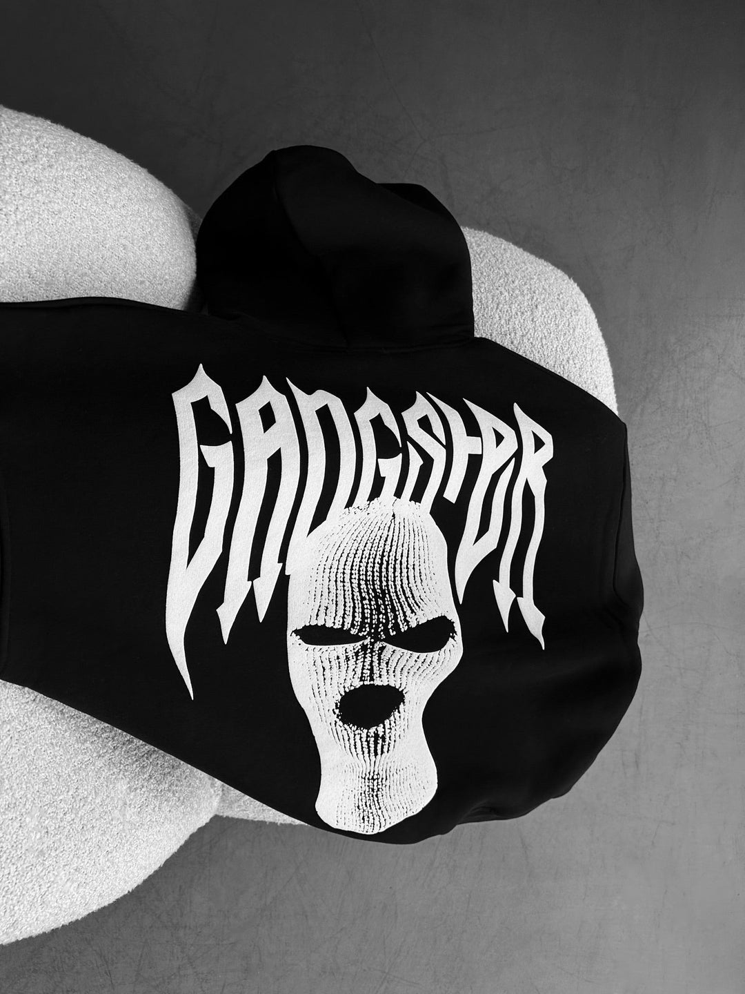Oversize Gangster Hoodie - Czarny