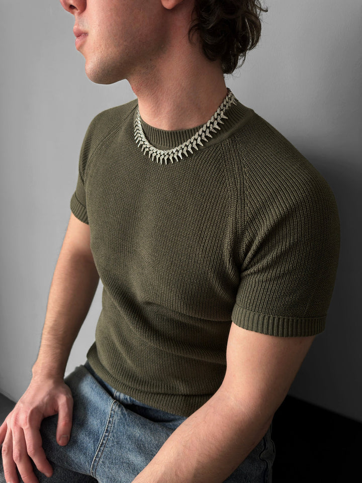 T-shirt Slim Fit - Khaki