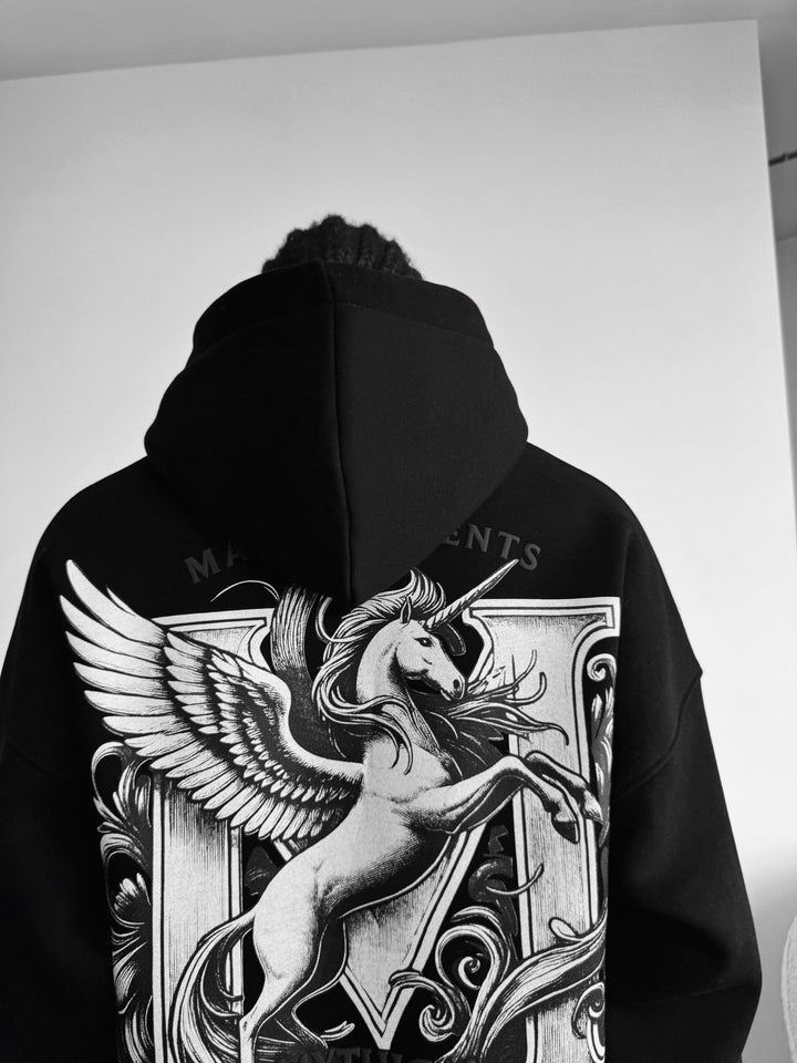 Hoodie Oversize Creatures - Czarny
