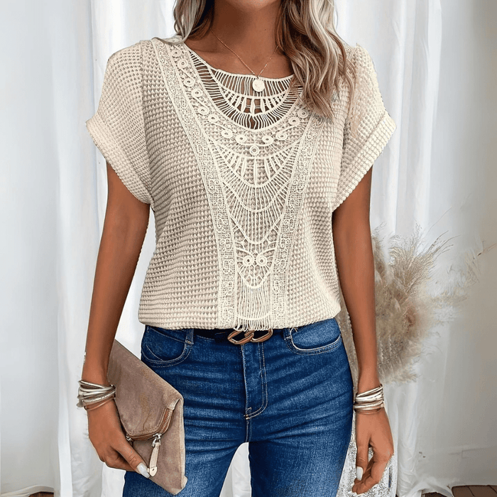 Vintage koronka detal top
