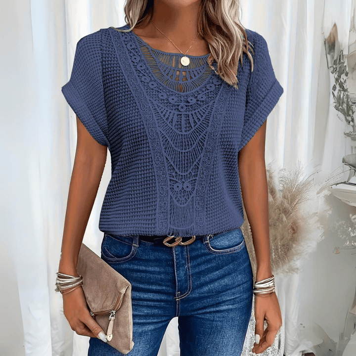 Vintage koronka detal top