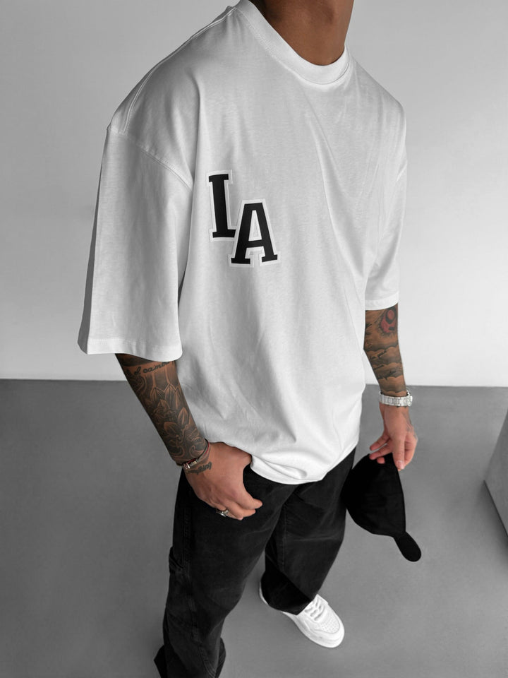 Oversize L.A T-shirt - Ecru