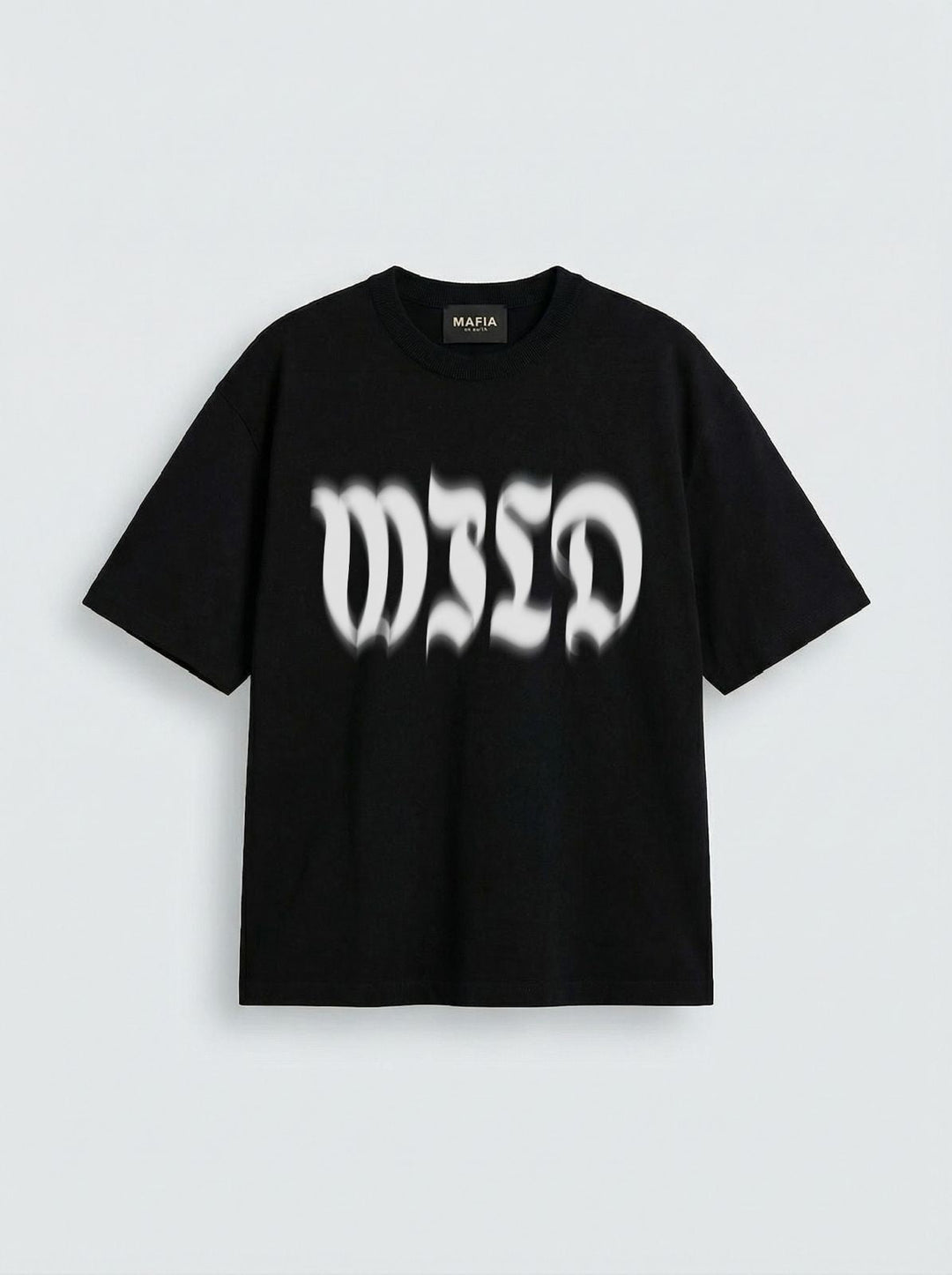Oversize Wild T-shirt - Czarny