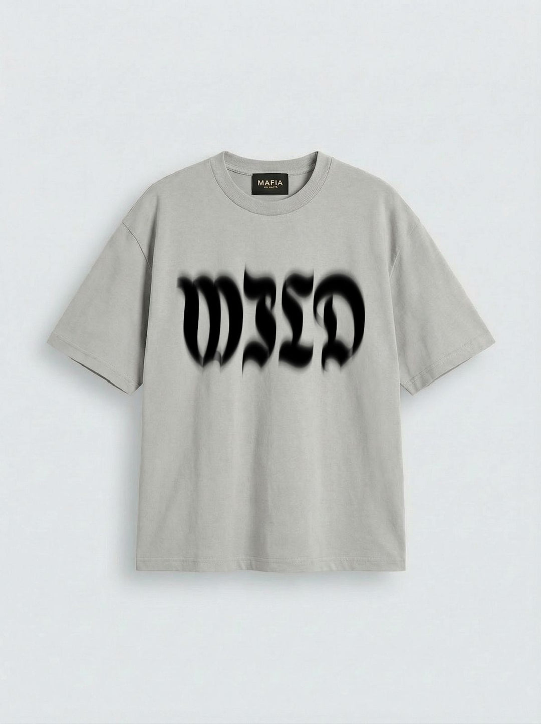 T-shirt Oversize Wild - Szary