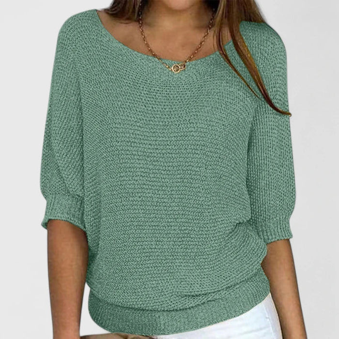 Swobodny Batwing sweter