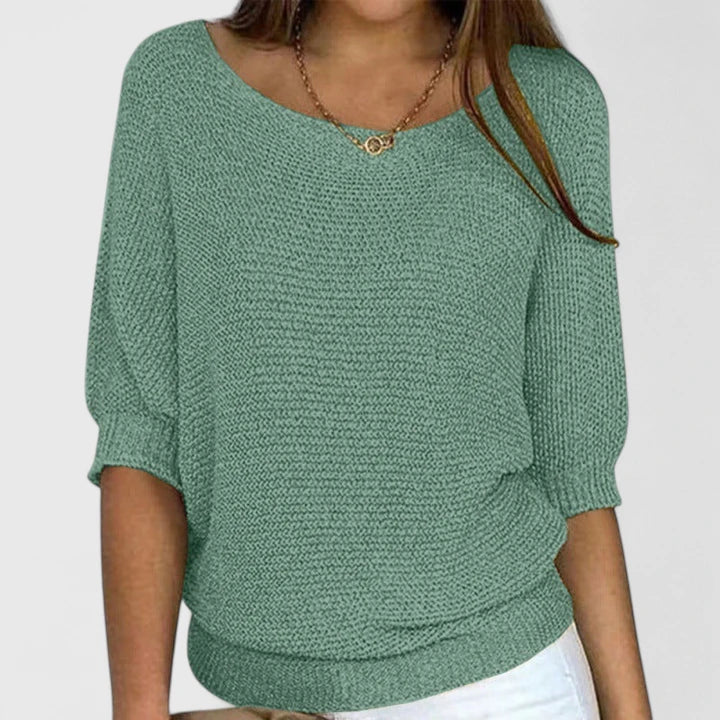 Swobodny Batwing sweter