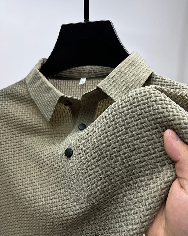 Stylowy Button-Up koszulka polo
