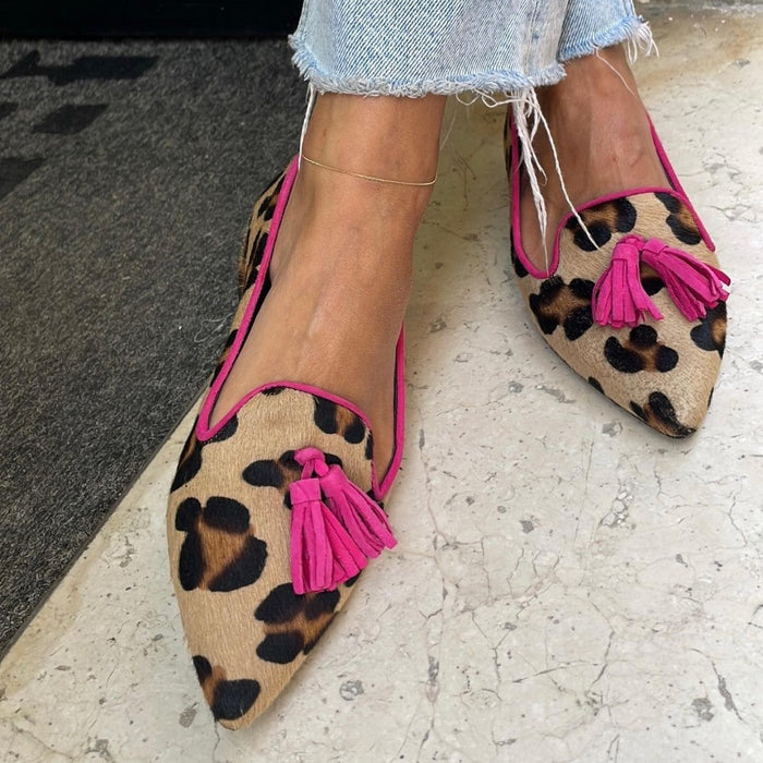 Chic Tassels Pointed baleriny