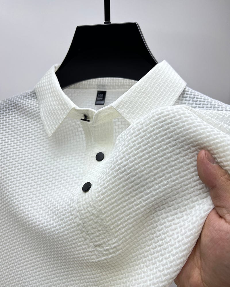 Stylowy Button-Up koszulka polo