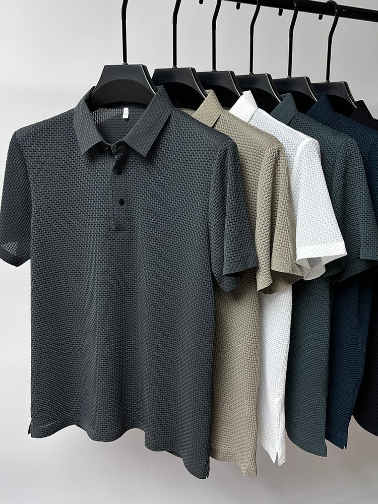 Stylowy Button-Up koszulka polo