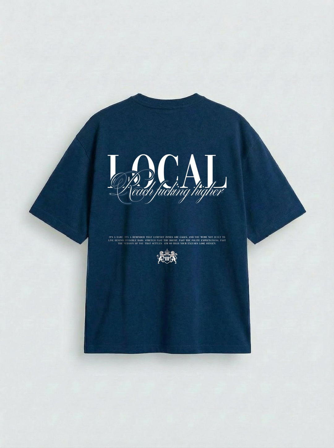 Koszulka Oversize Local - Navy Peony
