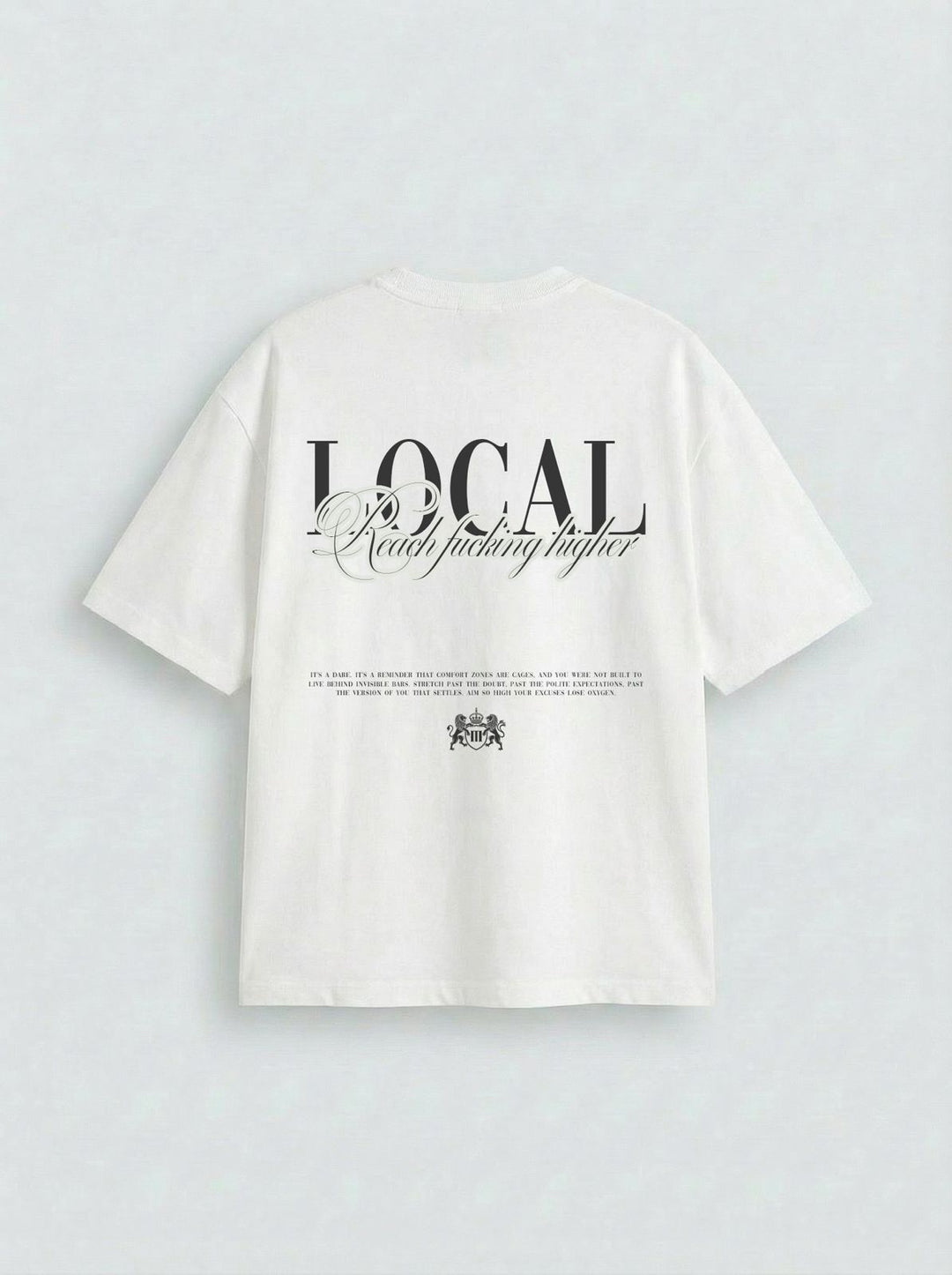 T-shirt Oversize Lokalny - Ecru