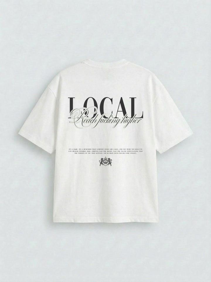 T-shirt Oversize Lokalny - Ecru