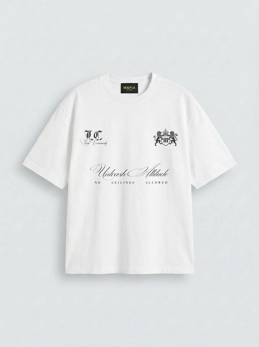 T-shirt Oversize Lokalny - Ecru