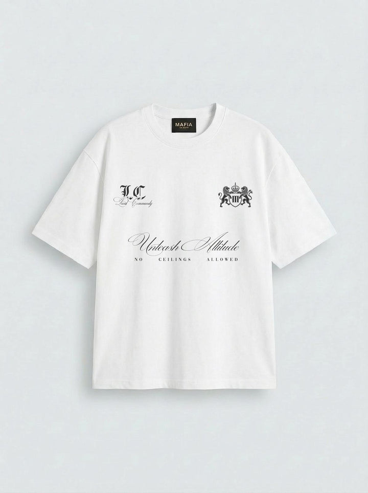 T-shirt Oversize Lokalny - Ecru