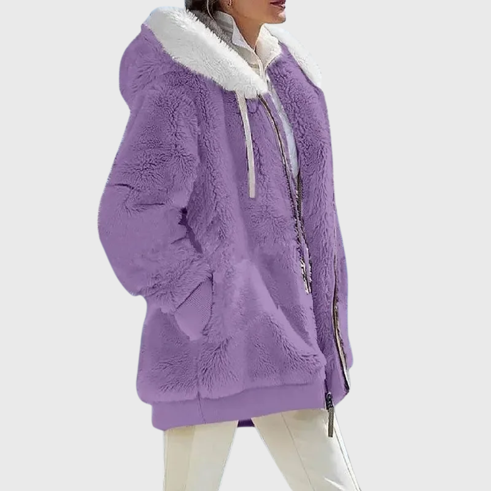 Elegancki Multicolor ciepły kurtka puchowa