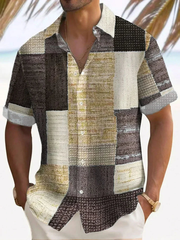 Retro koszula zapinana na guziki