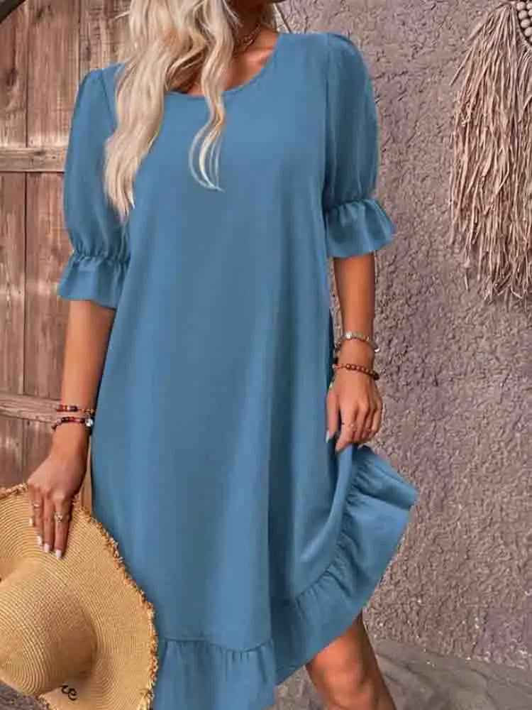 Letnia sukienka z ruffles